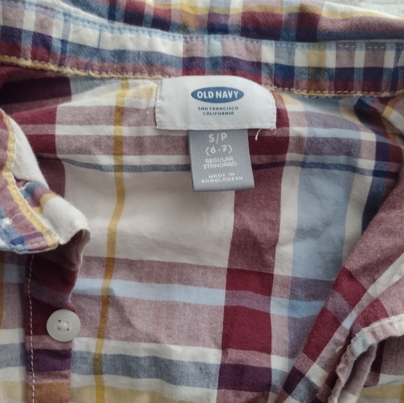 BOGO Boys Plaid Button-Up Long Sleeve Shirts - Picture 6 of 7